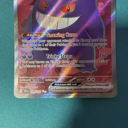 Pokemon TCG Gengar EX Temporal Forces Ultra Rare Card 193/162 Scarlet & Violet - Image 4