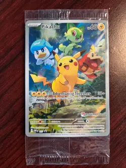Sealed Pikachu Pokemon Center Promo SVP 027 Paldea Evolved PC ETB - Image 1
