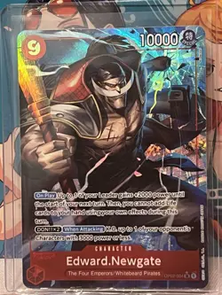 EXACT CARD PICTURED Edward Newgate AA OP02-004 PRB01 Best One Piece TCG Eng Foil - Image 1