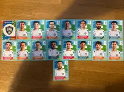 Panini FIFA World Cup 2026 Uzbekistan Team Bundle X 17 Stickers - Image 1