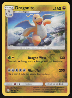 Pokemon TCG - Sun & Moon - Dragonite 96/149 Reverse Holo - P - Image 1