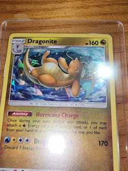 Dragonite 151/236 Sm-Unified Minds Cracked Ice Holo Pokemon TCG Lightly Played - Image 2
