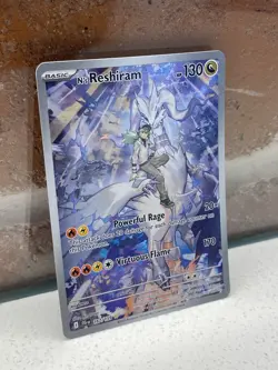 N’s Reshiram 167/159 Journey Together Holo Full Art English Pokemon TCG NM - Image 3