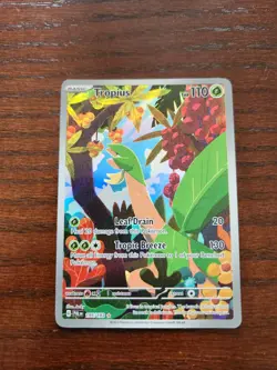 Pokemon Tropius Full Art Illustration Rare Holo 195/193 Paldea Evolved NM - Image 1