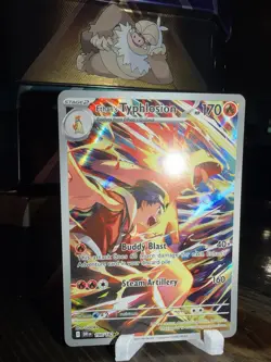 Ethan's Typhlosion Destined Rivals 190/182 Illustration Rare Holo Full Art - Image 3