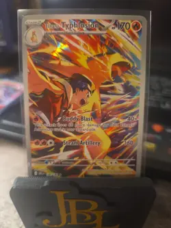 Ethan's Typhlosion 190/182 Sv10 Destined Rivals Full Art Holo Illustration Rare - Image 1