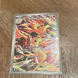 Ethan's Typhlosion 190/182 Sv10 Destined Rivals Illustration Rare Full Art Holo - Image 1
