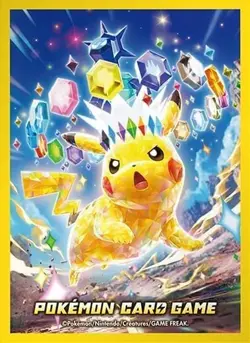 Pokemon Card 64Sleeves Deck Shield Premium Gloss Tera Type Stellar Pikachu Japan - Image 2