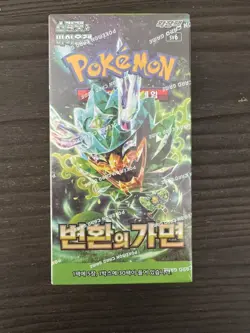 Pokemon TCG Mask of Change (Twilight Masquerade) Korean Booster Box SV6 30 Packs - Image 1
