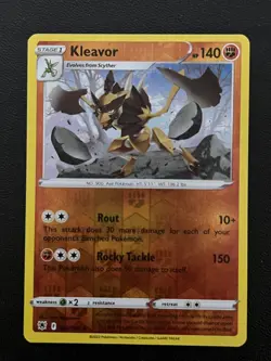 Kleavor 085/189 Reverse Holo Astral Radiance Pokemon Near Mint - Image 1