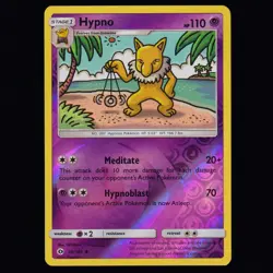 Hypno 60/149 SM Base Set Reverse Holo Pokemon TCG NM - Image 1