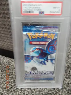 Pokemon Call of Legends Factory Sealed Booster Pack Kyogre Art English TCG PSA 8 - Image 1