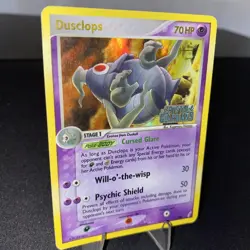 Pokemon TCG | Dusclops 17/100 | Crystal Guardians Rare STAMPED Reverse Holo | HP - Image 2
