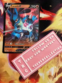 Pokemon Card TCG - Lucario V - Fusion Strike - 146/264 - Full Art Holo Rare - Image 1
