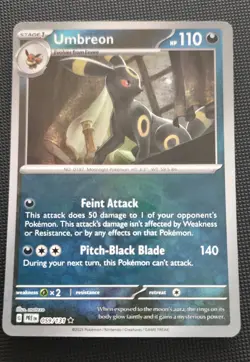 Pokemon TCG Umbreon 059/131 Prismatic Evolutions Masterball Holo - Image 1