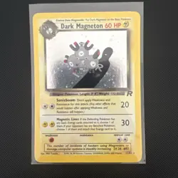 Dark Magneton - 11/82 - Holo Rare - Team Rocket - Pokemon Card - Near Mint - Image 1