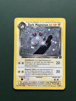 Pokemon TCG Dark Magneton 11/82 Team Rocket Holo Rare HP Condition - Image 1