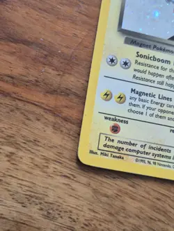 Dark Magneton 11/82 Team Rocket Holo Rare Pokemon Card 1999 TCG Vintage - Image 2