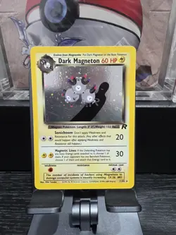 Pokemon TCG Dark Magneton 11/82 Team Rocket Holo Rare Excellent #461 - Image 1
