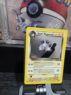 Pokemon TCG Dark Magneton 11/82 Team Rocket Holo Rare Excellent #461 - Image 2
