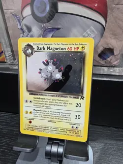 Pokemon TCG Dark Magneton 11/82 Team Rocket Holo Rare Excellent #461 - Image 3