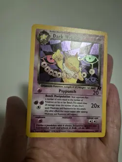 Team Rocket x5 Lot Dark Hypno 9/82 Dark Magneton 11/82 Rare Holo Pokemon LP - Image 3