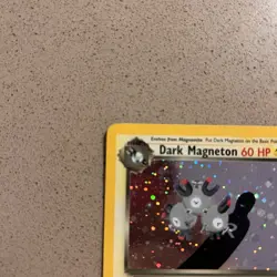 Pokemon TCG Dark Magneton (11) 11/82 Unlimited Holo Rare Team Rocket SWIRL - Image 2