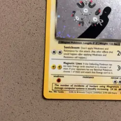 Pokemon TCG Dark Magneton (11) 11/82 Unlimited Holo Rare Team Rocket SWIRL - Image 5