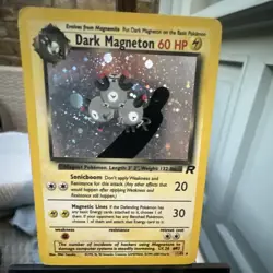 Pokemon TCG Team Rocket Dark Magneton 11/82 Holo Rare EN 60HP 2000 - Image 1