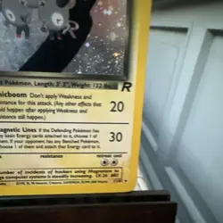 Pokemon TCG Team Rocket Dark Magneton 11/82 Holo Rare EN 60HP 2000 - Image 4