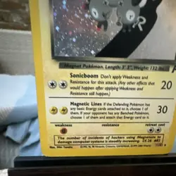 Pokemon TCG Team Rocket Dark Magneton 11/82 Holo Rare EN 60HP 2000 - Image 5