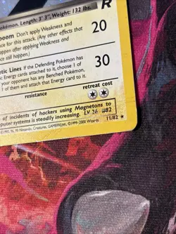 Pokemon TCG Dark Magneton - Team Rocket Set 11/82 - Rare Holo Vintage Card WOTC - Image 3