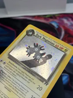 Pokemon Dark Magneton TCG Team Rocket Holo Card 11/82 Unlimited Rare Near Mint - Image 3