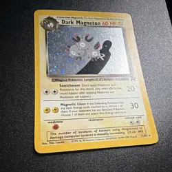 Wizards of the Coast Pokemon TCG Dark Magneton 11/82 Team Rocket Holo Rare Eng - Image 2