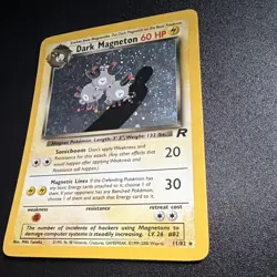 Wizards of the Coast Pokemon TCG Dark Magneton 11/82 Team Rocket Holo Rare Eng - Image 3