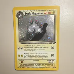 Pokemon TCG Team Rocket Dark Magneton 11/82 Holo Rare 60 HP English - Image 1