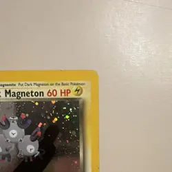 Pokemon TCG Team Rocket Dark Magneton 11/82 Holo Rare 60 HP English - Image 2