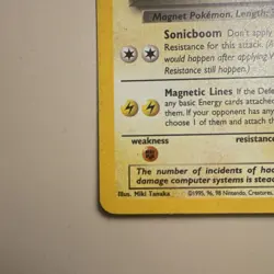 Pokemon TCG Team Rocket Dark Magneton 11/82 Holo Rare 60 HP English - Image 4