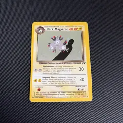 Pokemon TCG Dark Magneton Team Rocket 11/82 Holo Unlimited Holo Rare (Damaged) - Image 1