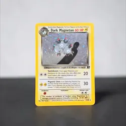 Dark Magneton 11/82 Holo Rare Team Rocket Pokemon Card LP WOTC 2000 - Image 1