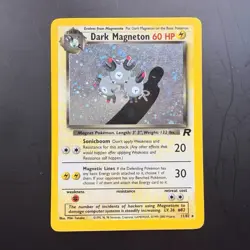 Dark Magneton 11/82 Holo Rare Team Rocket Pokemon Card LP WOTC 2000 - Image 2