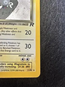 Pokemon TCG Dark Magneton Team Rocket 11/82 Holo Unlimited Holo Rare - Image 5