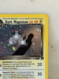 Pokemon Dark Magneton 11/82 Team Rocket Holo Rare Moderately Played - Image 5