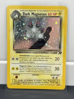 Pokemon TCG - Dark Magneton - Team Rocket Rare Holo 11/82 (NM) - Image 1