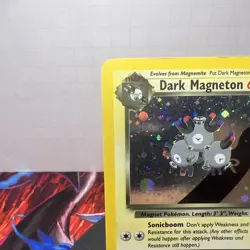 Pokemon TCG Dark Magneton Holo 11/82 Team Rocket Vintage MP English - Image 2