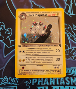 ⚡ Pokemon TCG Dark Magneton 11/82 Holo Rare 1st Edition Team Rocket Card MP ⚡ - Image 1