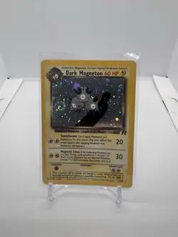 Pokemon TCG Dark Magneton 11/82 Team Rocket Unlimited Holo Rare - Image 1