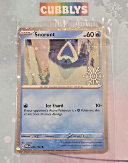 Snorunt - (Holiday Calendar) 037/182 Miscellaneous Cards & Products Holo Nm - Image 1