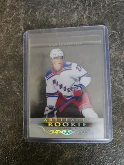 2022-23 Upper Deck Artifacts Clear Cut Rookie Nils Lundkvist Card# CRU-20 - Image 1
