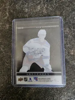 2022-23 Upper Deck Artifacts Clear Cut Rookie Nils Lundkvist Card# CRU-20 - Image 2